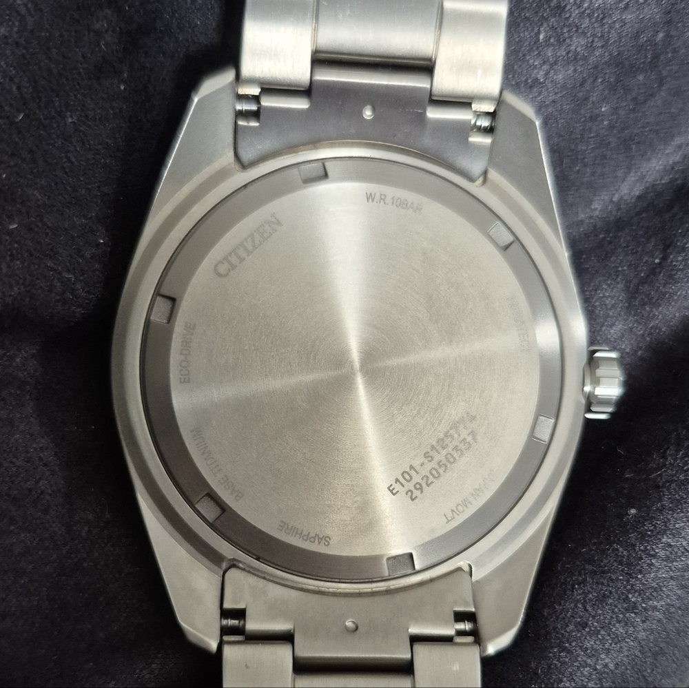 Citizen Garrison Titanium Eco Drive Watch 43mm Black Dial - Picture 6 of 13